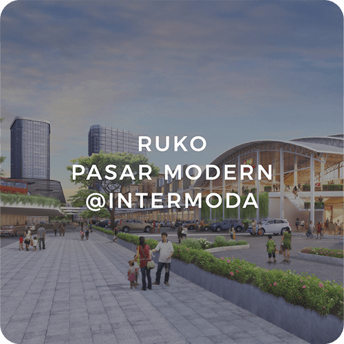 Ruko <br>Pasar Modern<br> @Intermoda